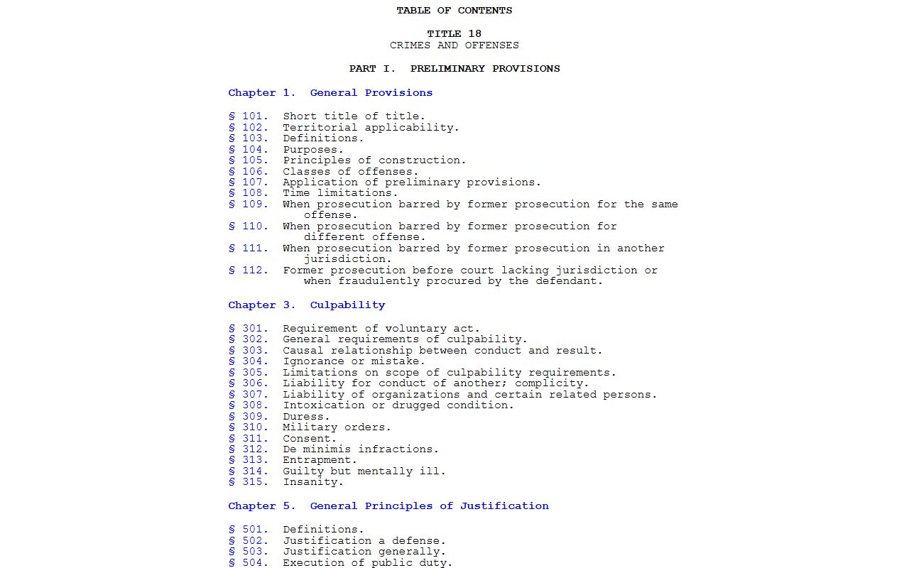 Cambria County criminal court records Pennsylvania criminal history law